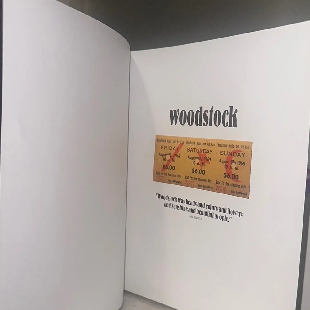 Woodstock 50th Anniversary Edition Book